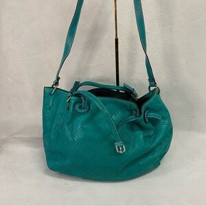 Luisanna Teal Shoulder Bag
